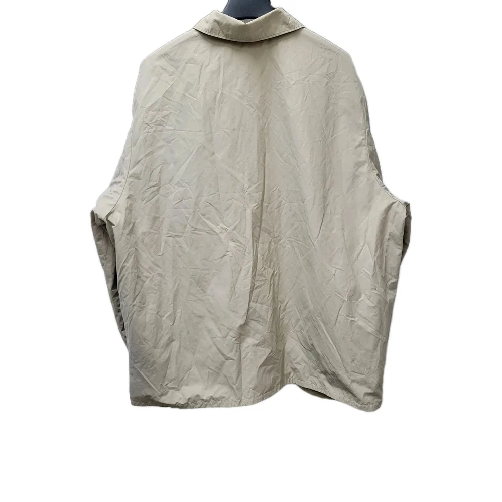 Calvin Klein Men's Beige Full-Zip Collared Long-Sleeves Jacket Size XXL